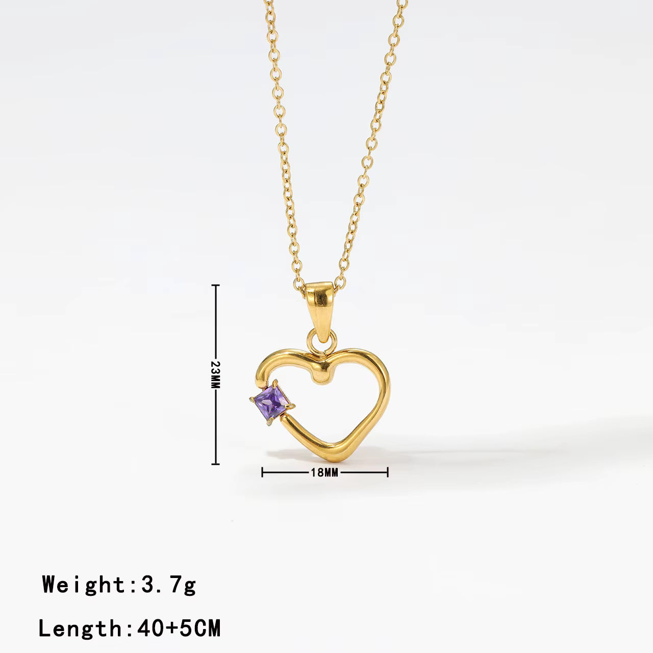 Gem Heart Necklace