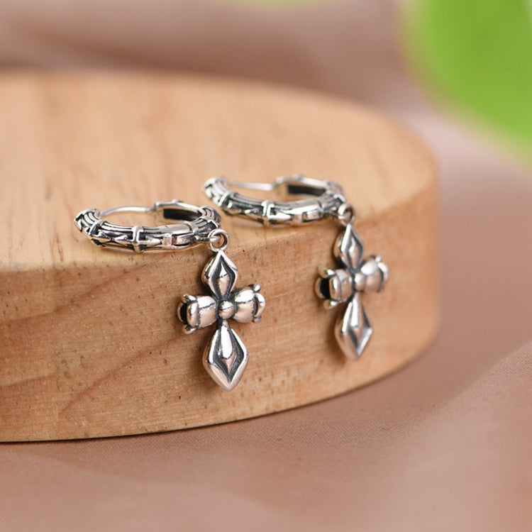 Cross Pendant Earrings