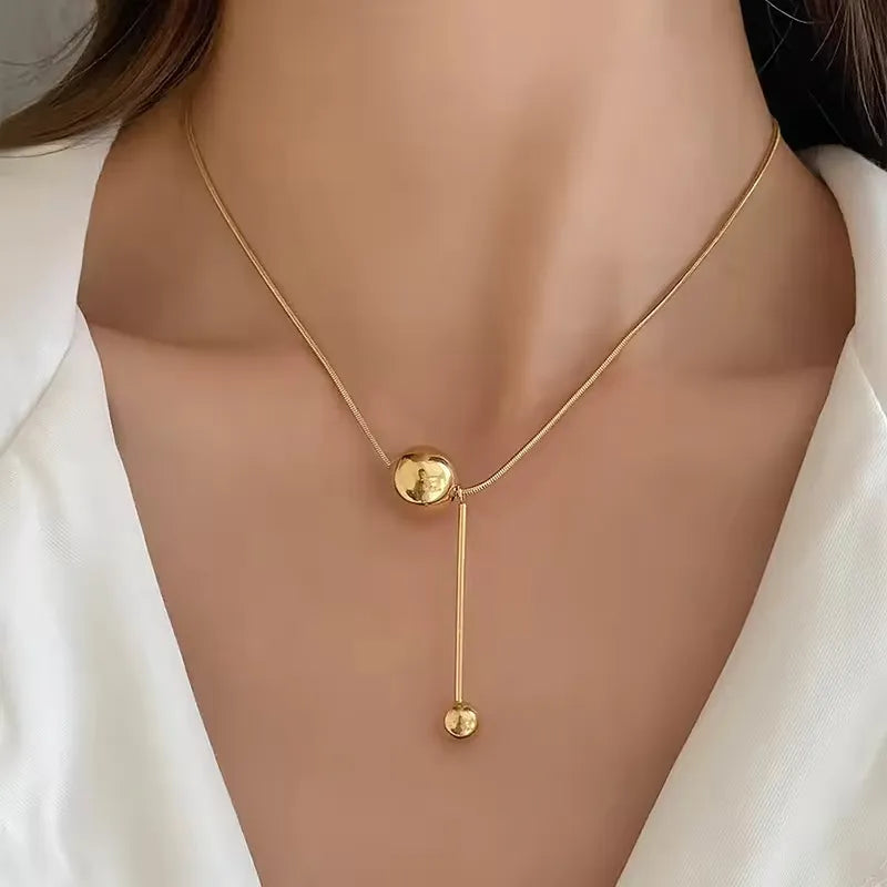 Orbit Drop Necklace