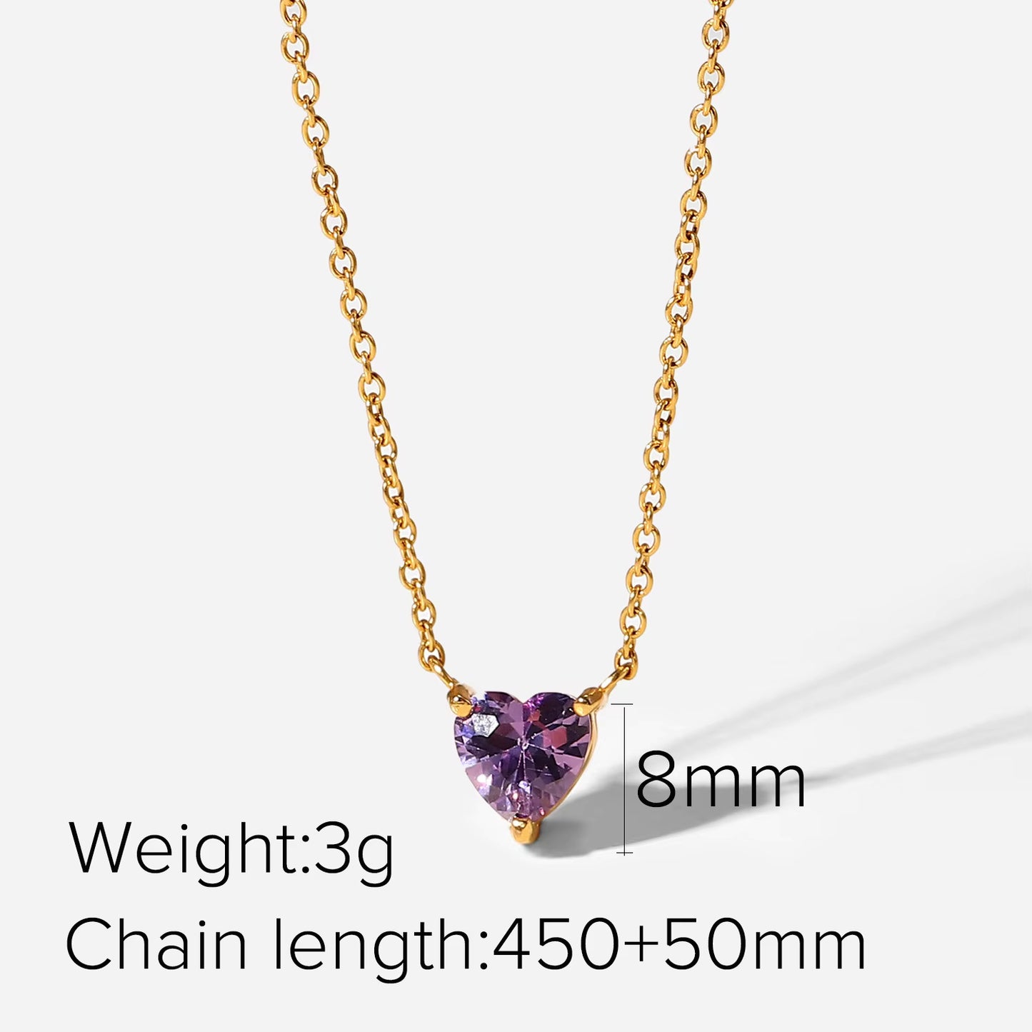 Heart Gem Necklace