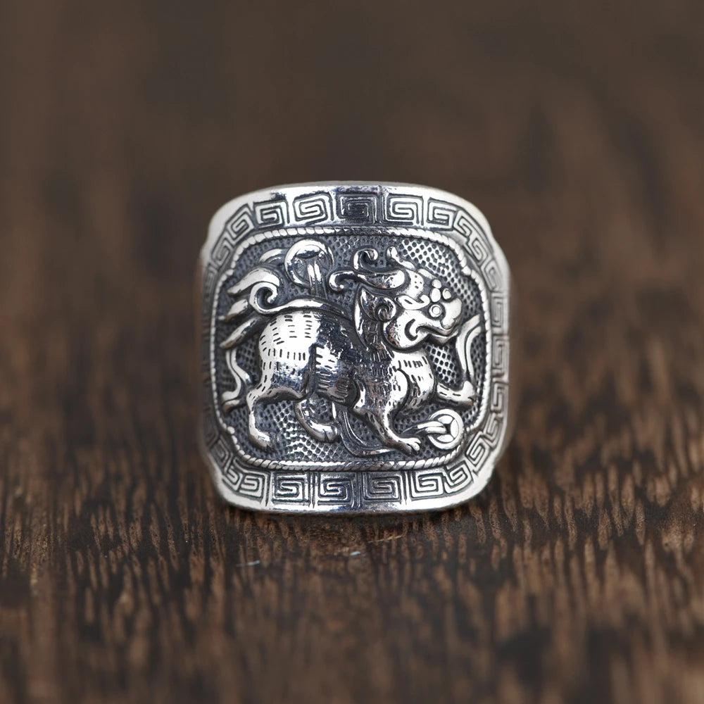 Sterling Unicorn Ring