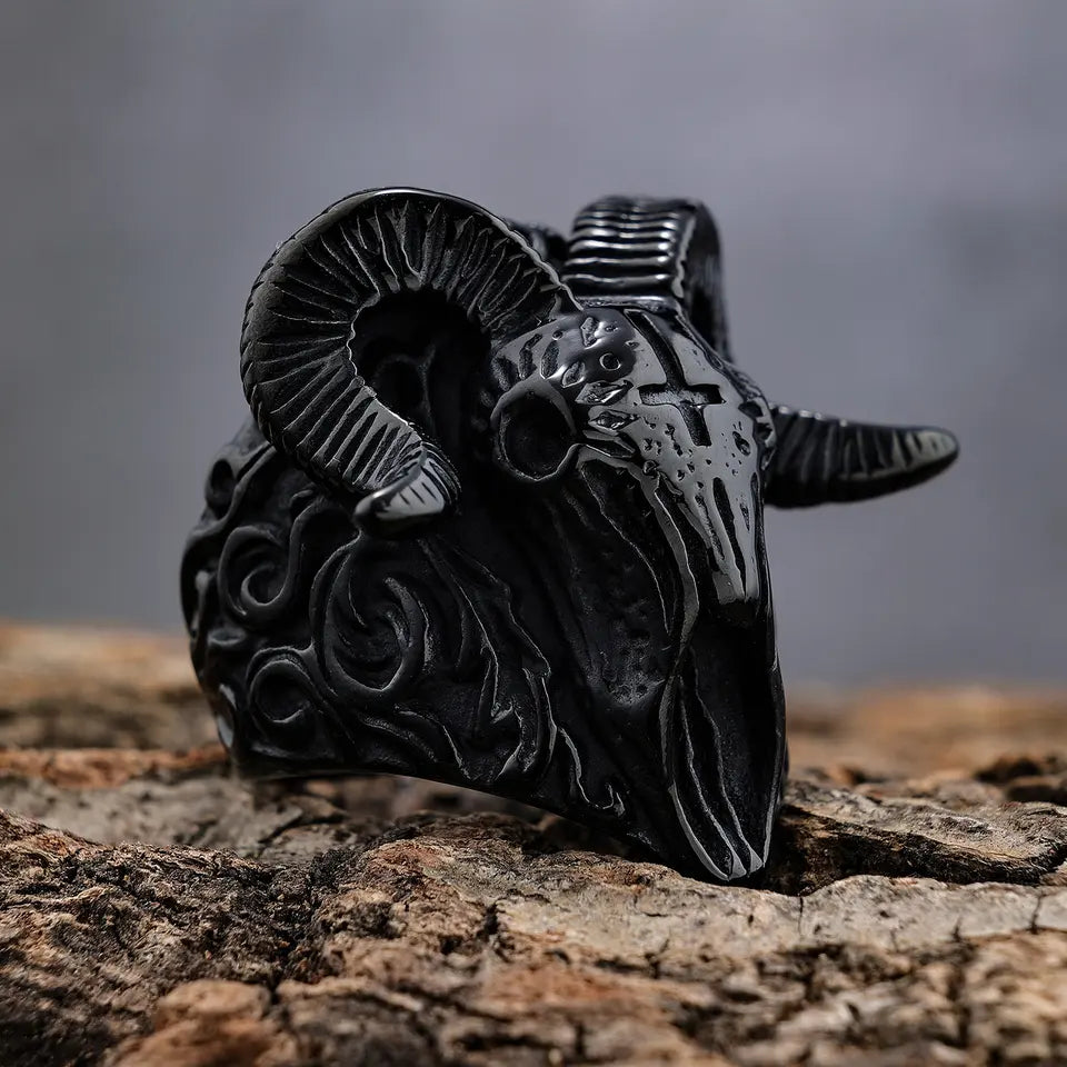 Lucifer Goat ring