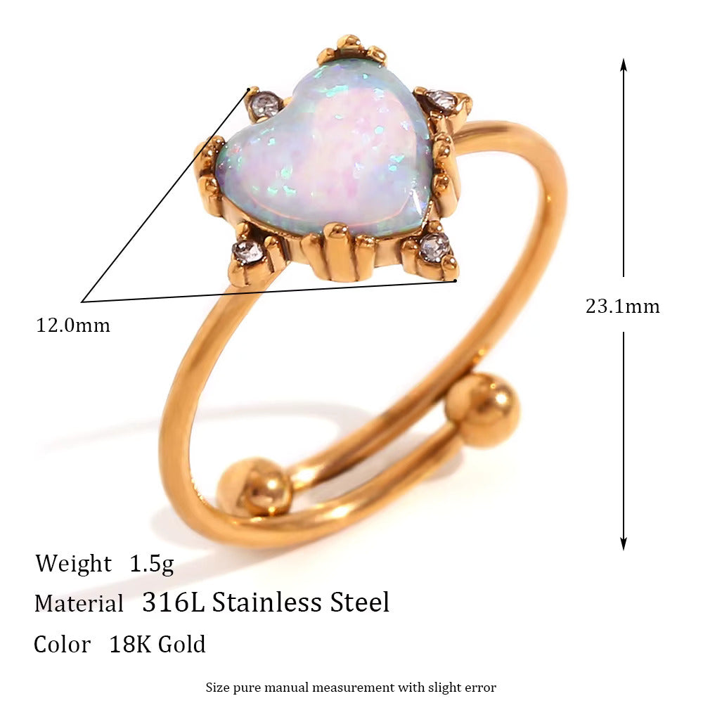 Gold Opal Ring