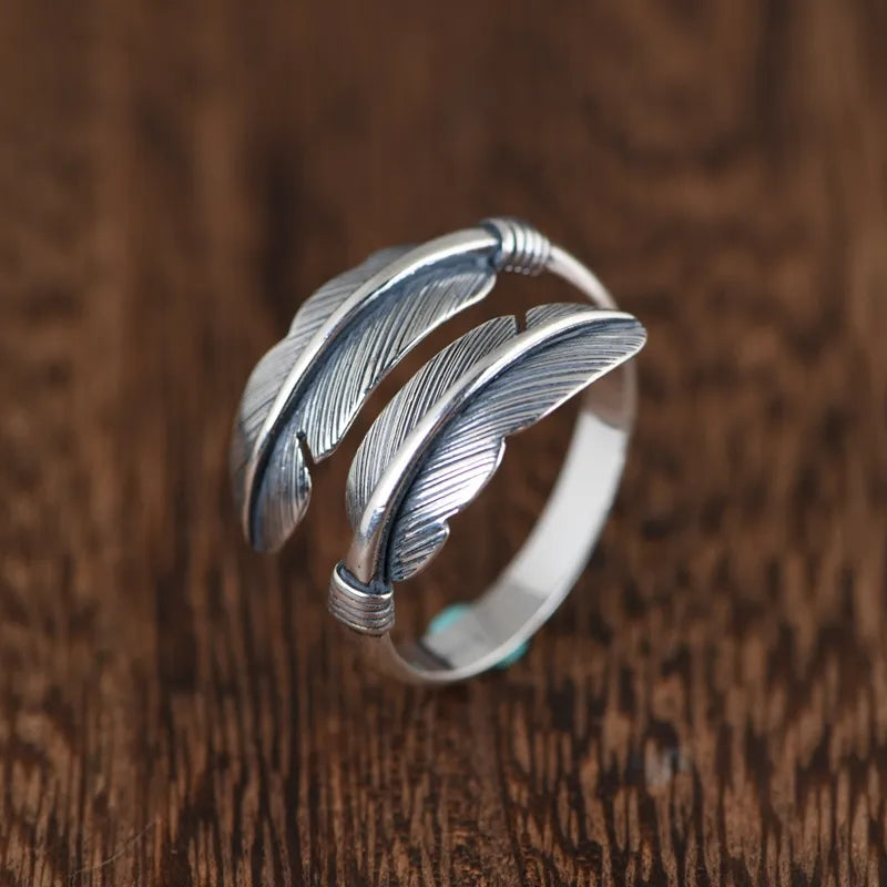 Sterling Feather Band