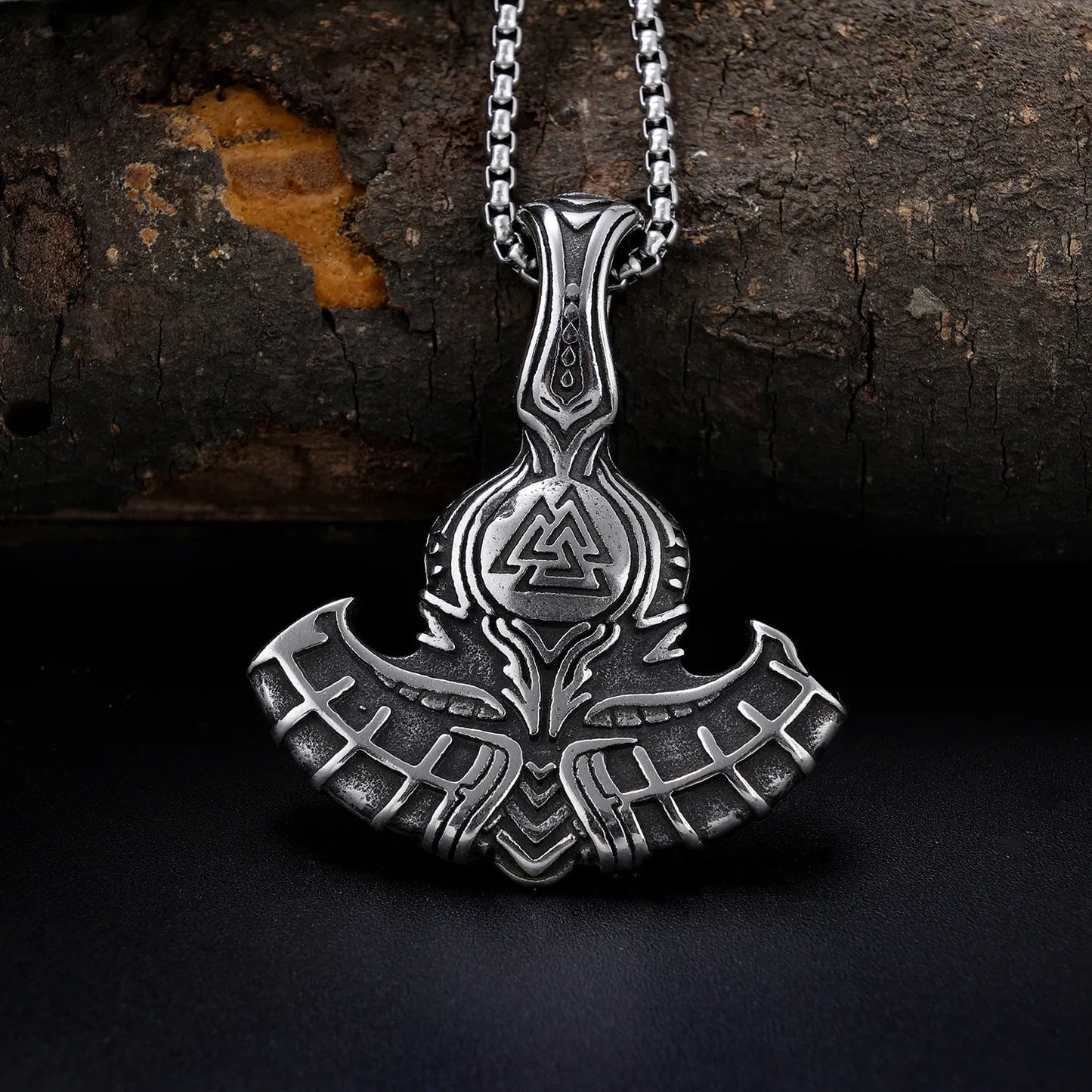 Mjolnir Valknut Pendant