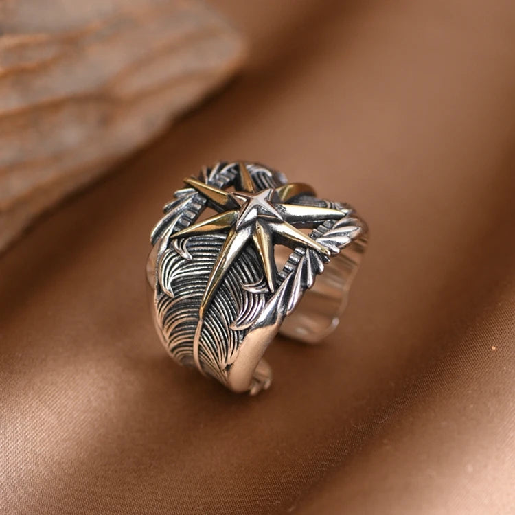 Gold Star Ring