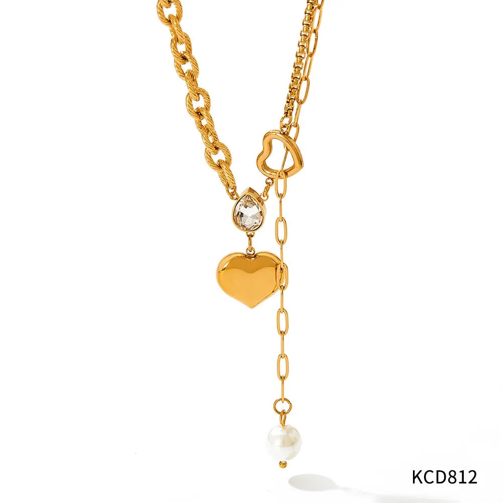 Heartstring Drop Necklace