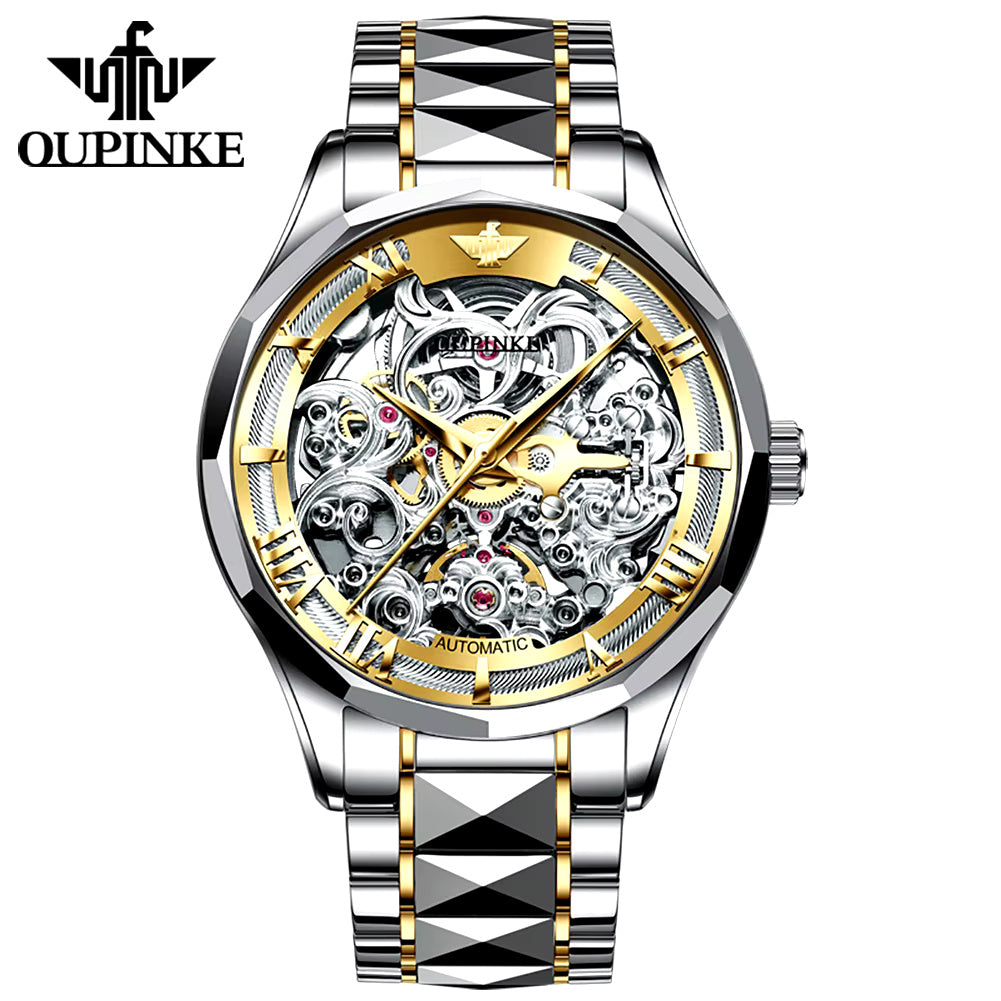 Silver Tourbillon Watch