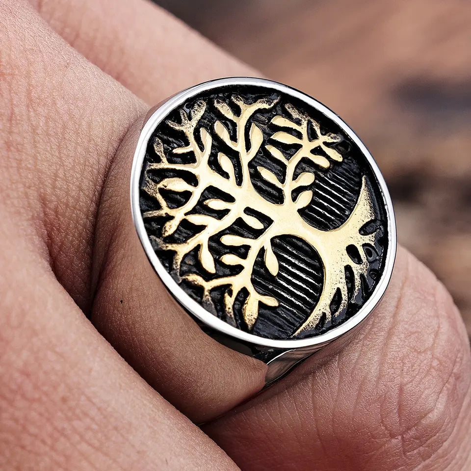 Tree Of Life Signet Ring