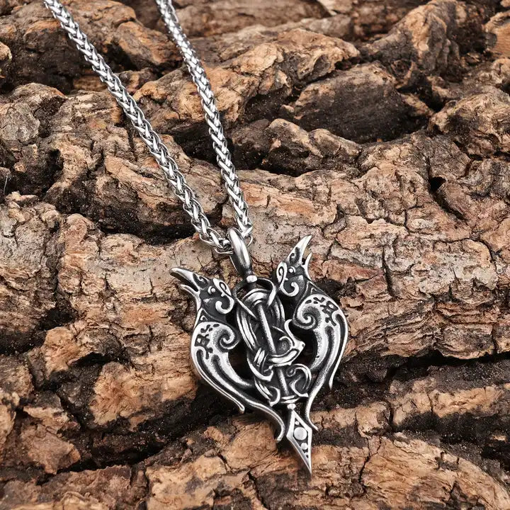 Raven Knotwork Pendant