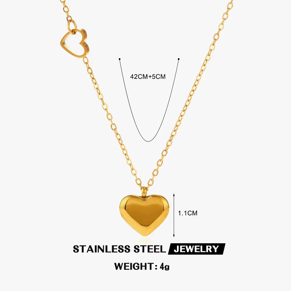 Golden Hearts Necklace