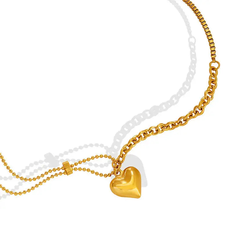 Golden Heart Necklace