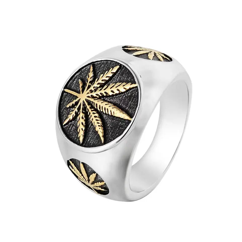 Weed Leaf ring