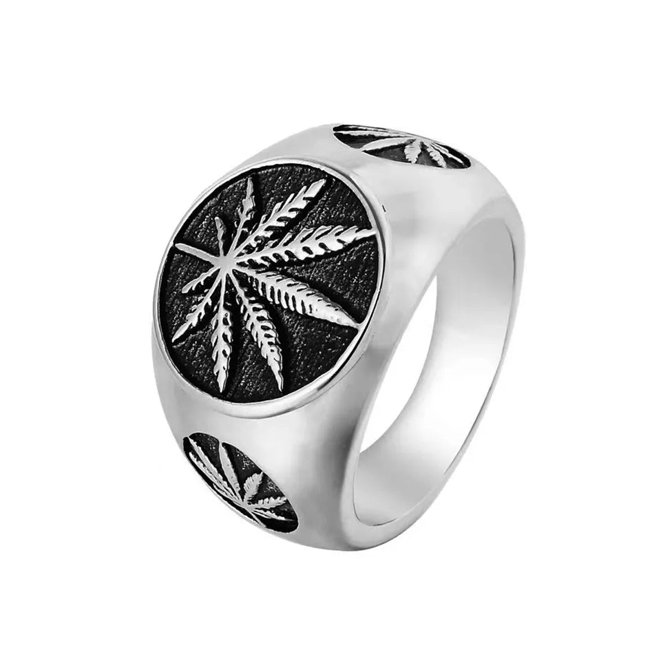 Weed Leaf ring