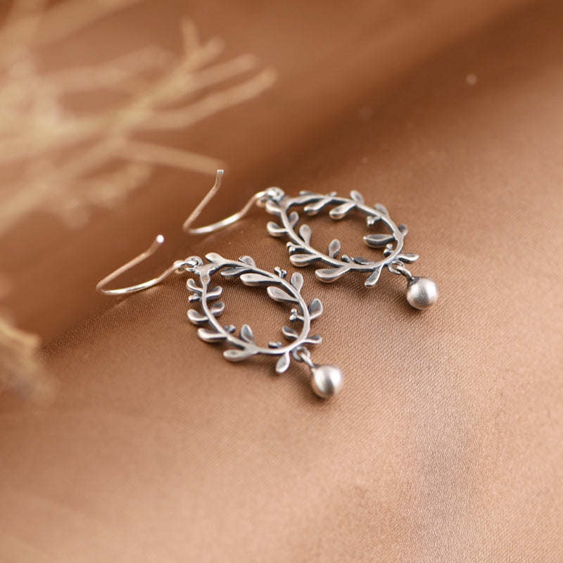 Water Droplet Branch Earrings