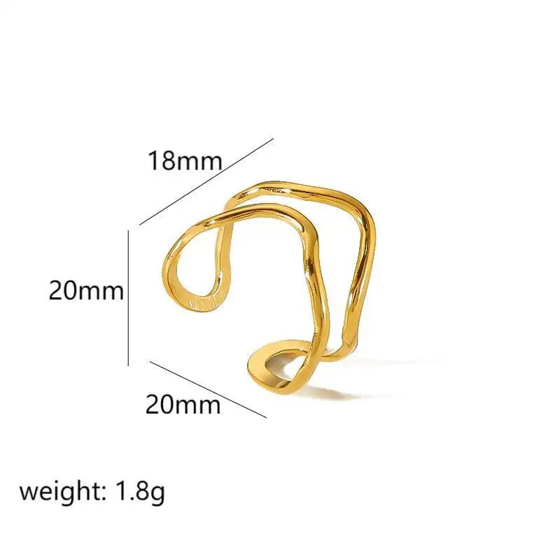 Gold Stack Rings