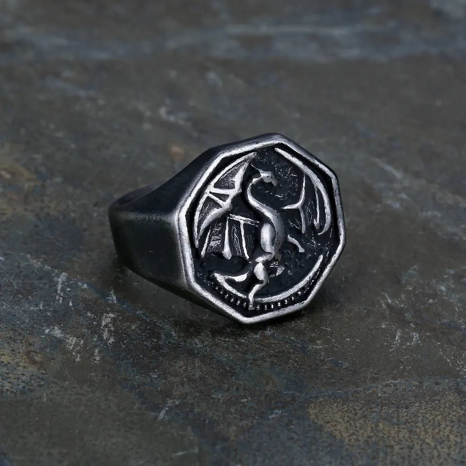 Dragon Silver Ring
