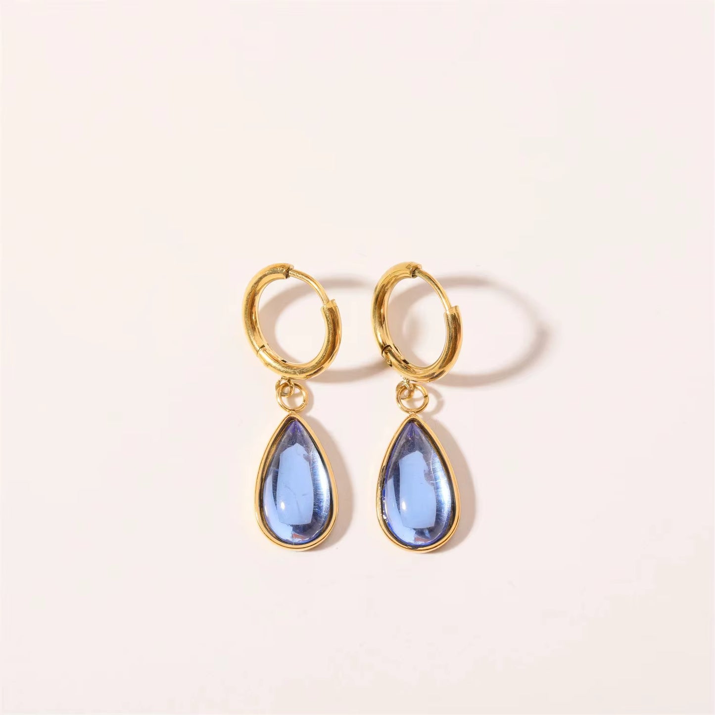 Zircon Drop Earrings