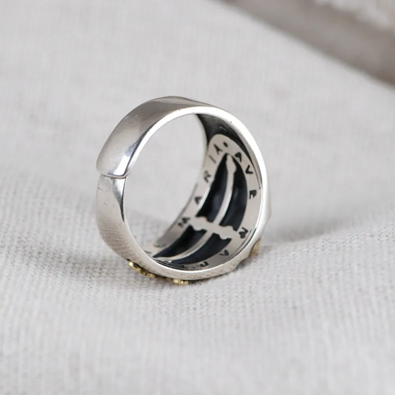 Silver Cross Ring