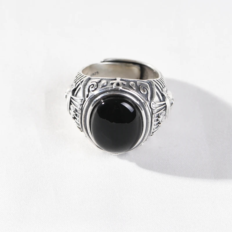 Pharaonic Agate Ring