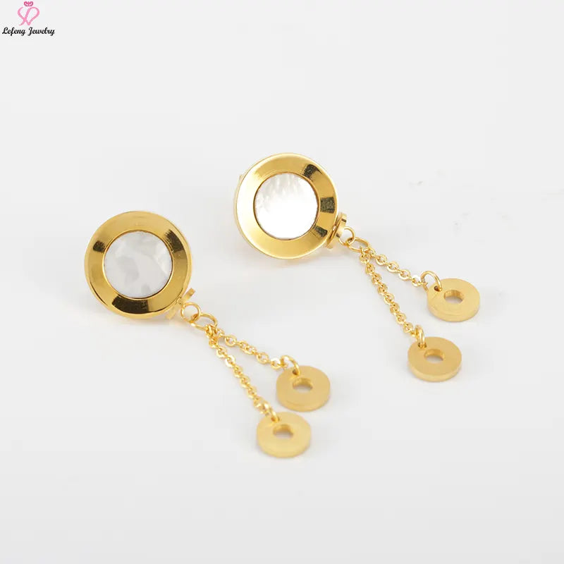 Zircon Charm Earrings