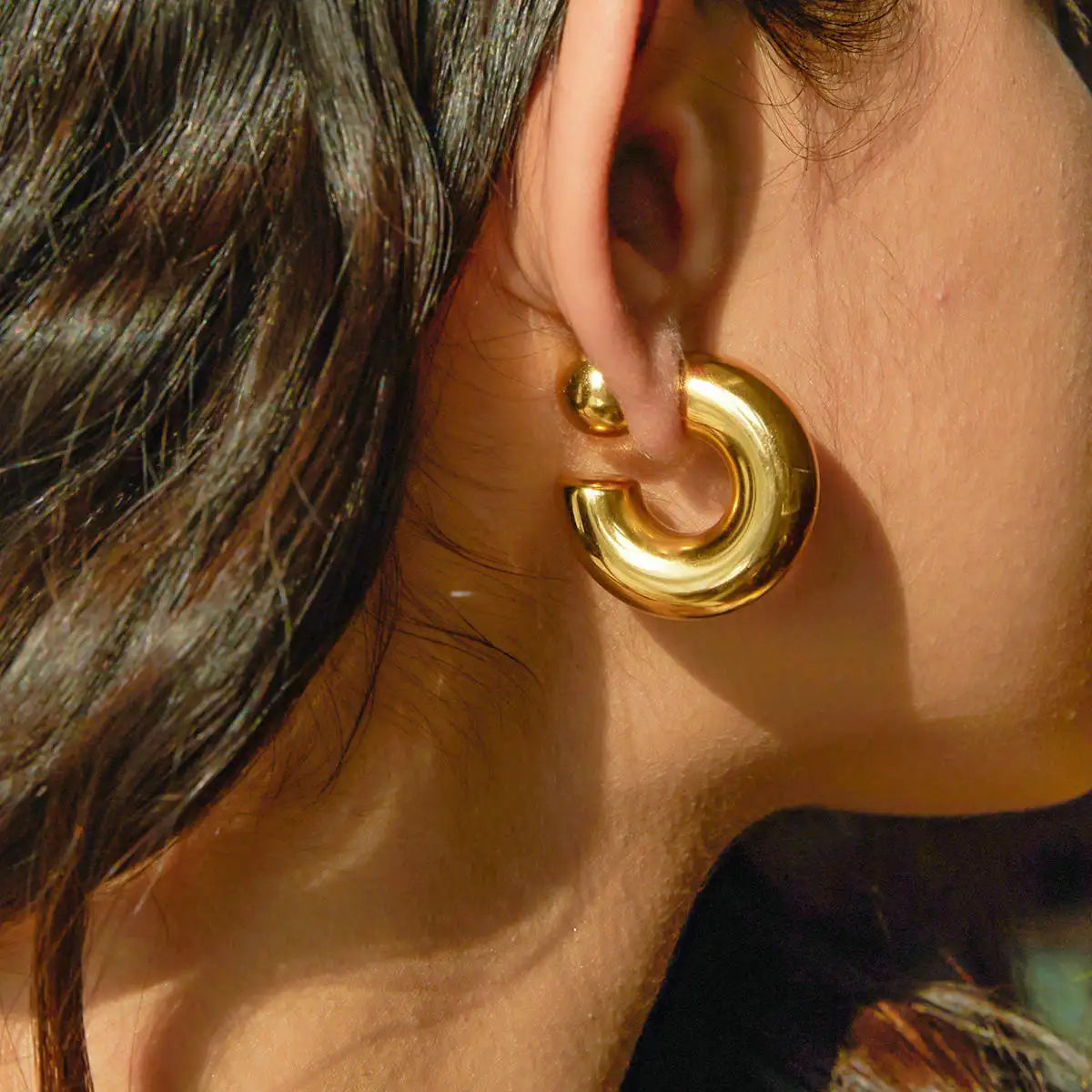Gold Hoop Earrings