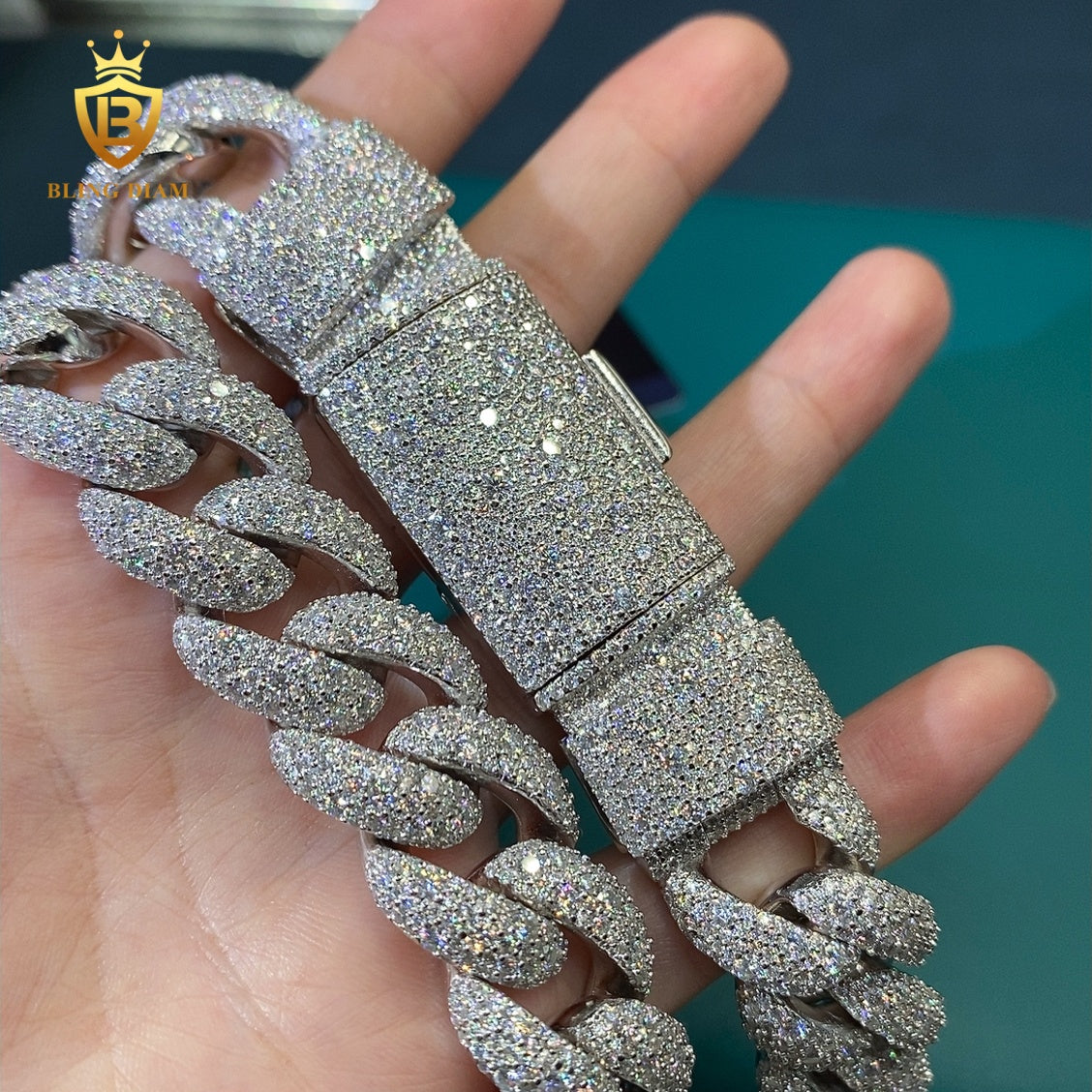 Miami 18mm 925 Sterling Silver Chain