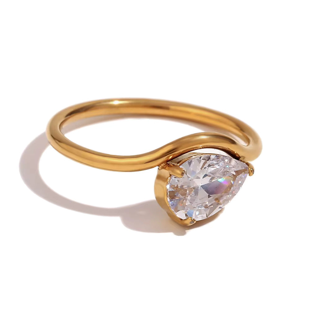Shining Zircon Ring
