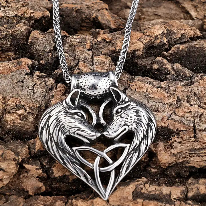 Wolf Celtic Knot Pendant