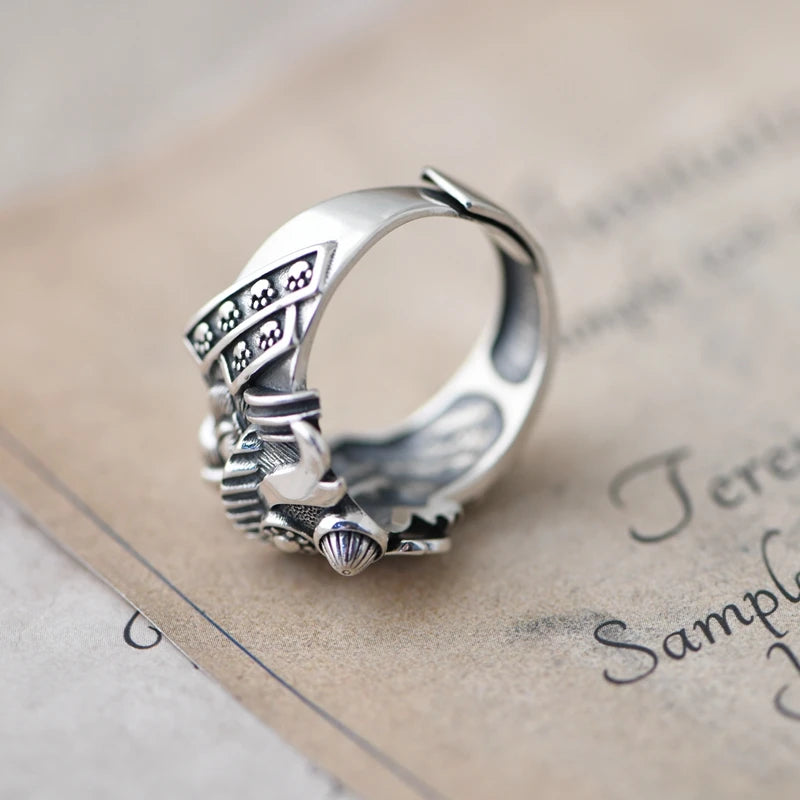 Retro Punk Cat Ring