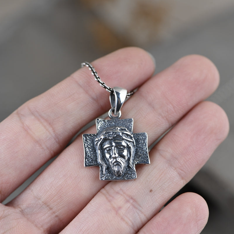Cross Portrait Necklace
