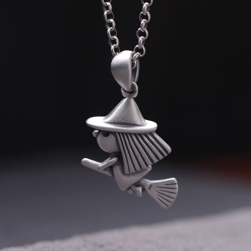 Broom Necklace