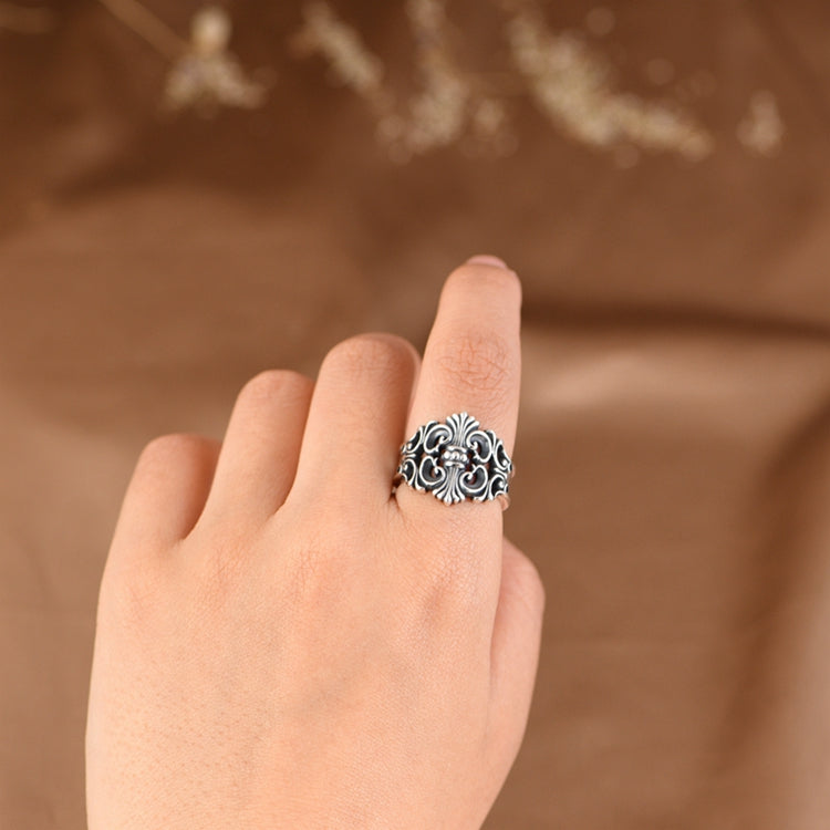 Cross Flower Ring