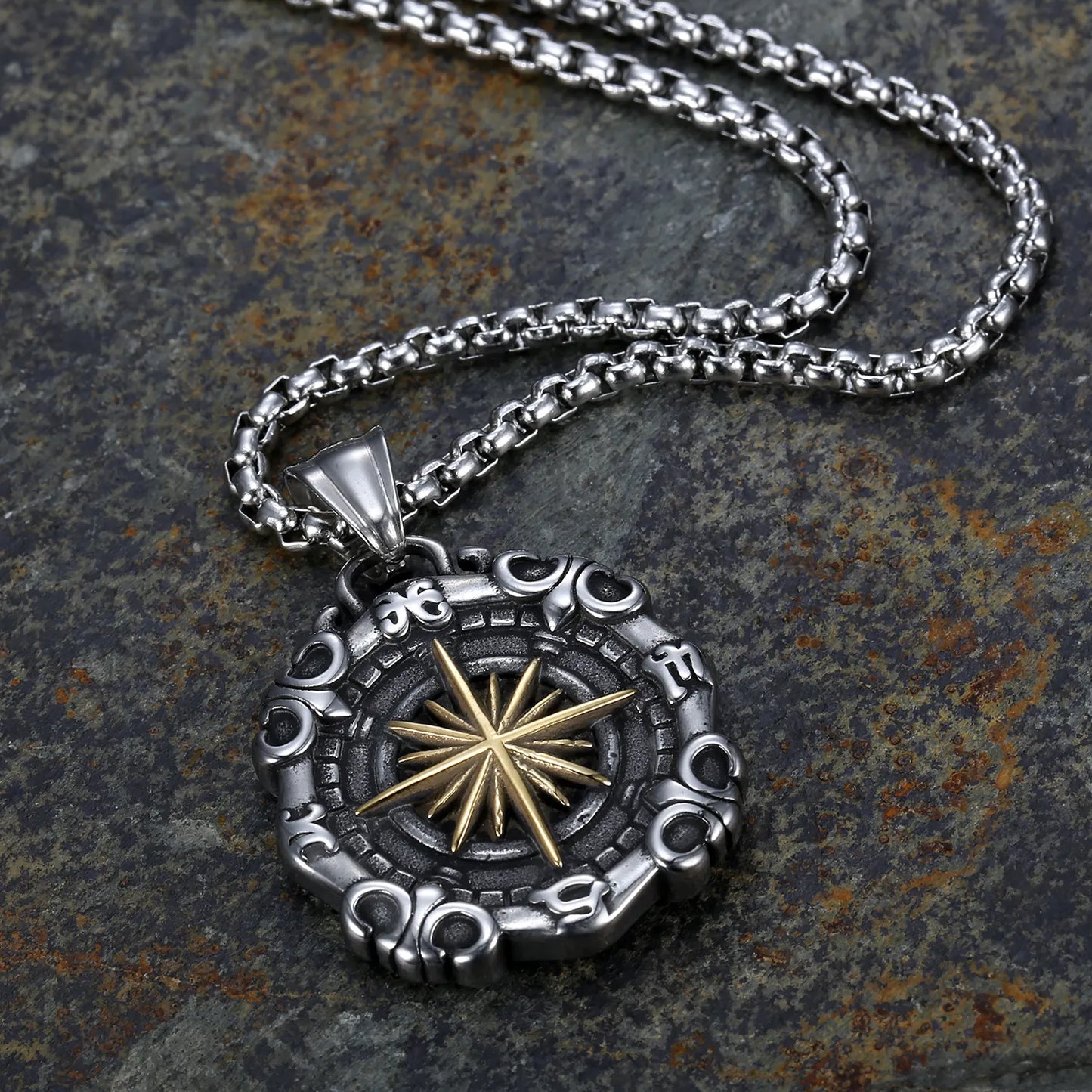Dual Compass Necklace