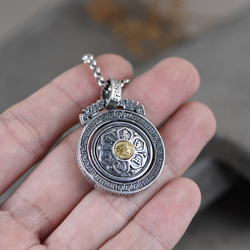 Buddhist Six Character Mantra Necklace