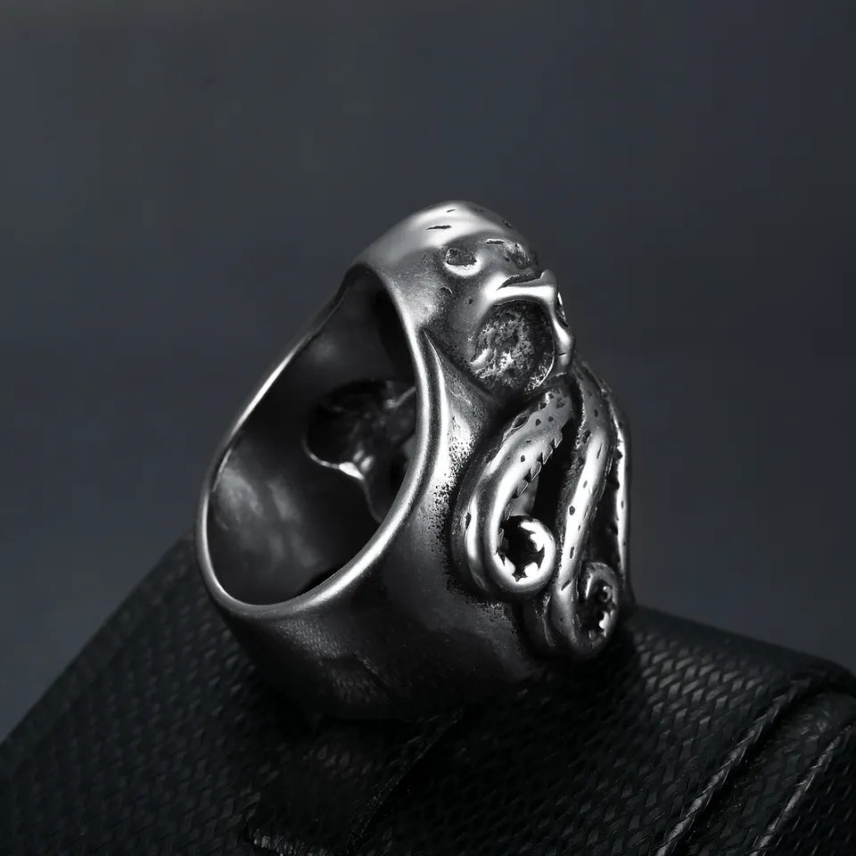 Octopus Skull Ring