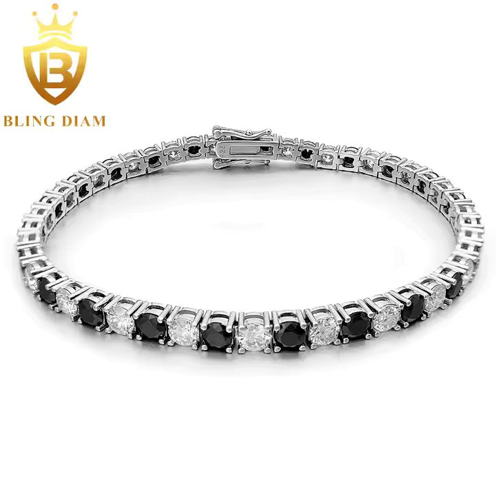 Two-tone Tennis Bracelet