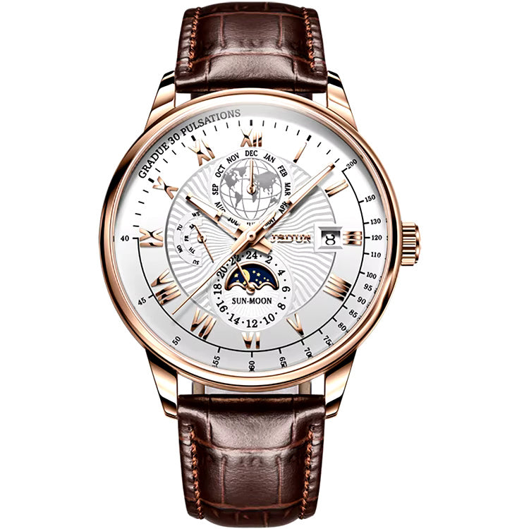 Globe Motif Watch