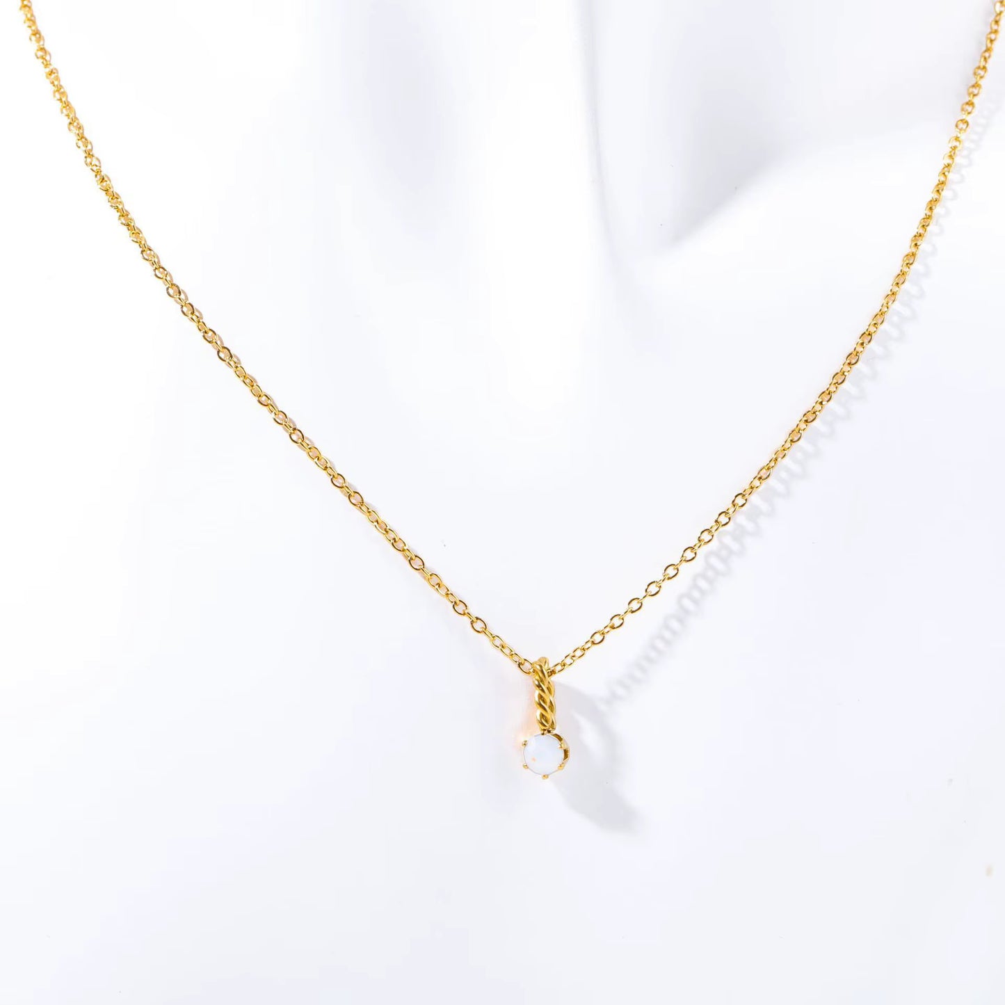 Zodiac Gemstone Necklace