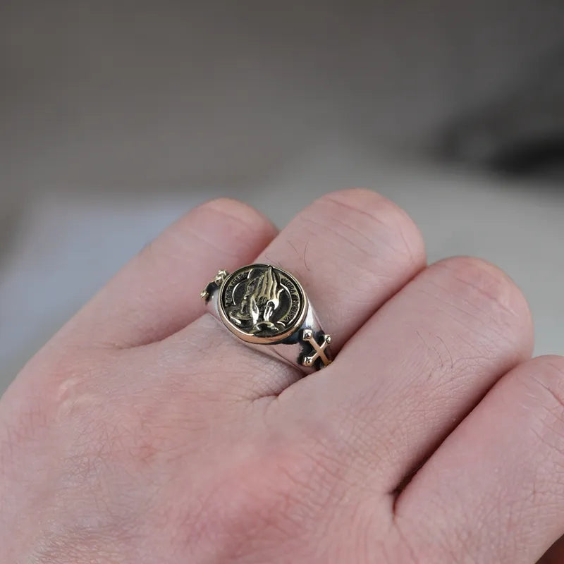 Gold Cross Ring