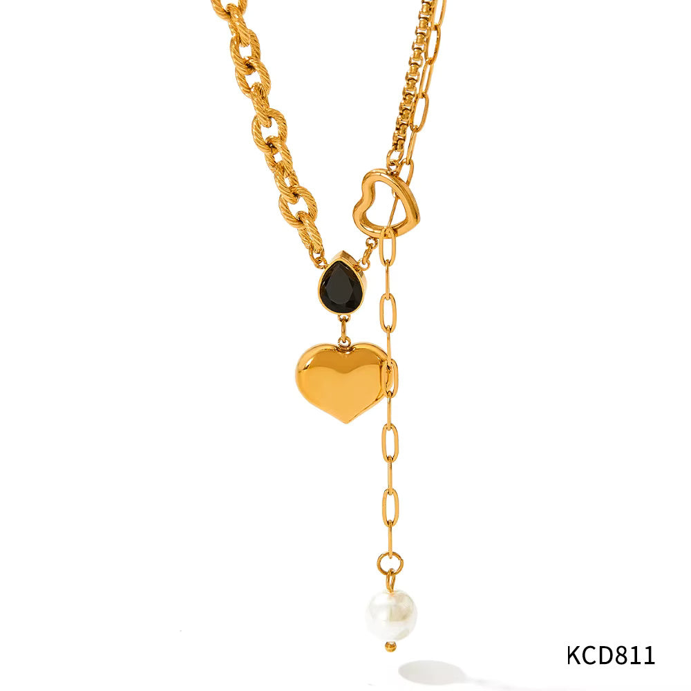Heartstring Drop Necklace