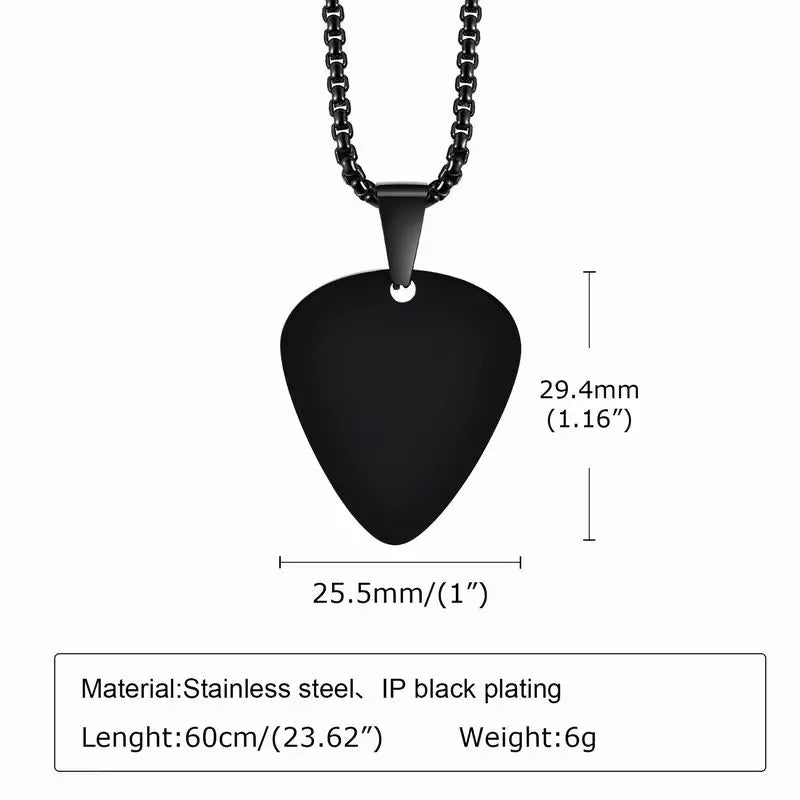 Guitar Pick Pendant