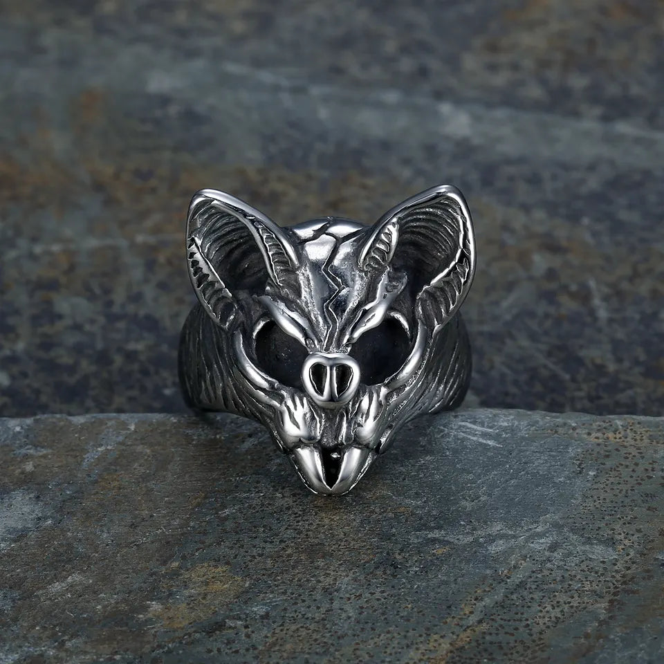 Vampire bat ring