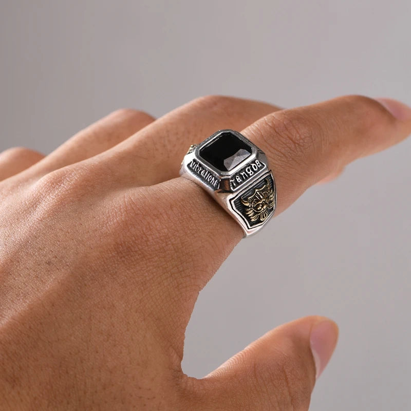 Retro Zircon Ring