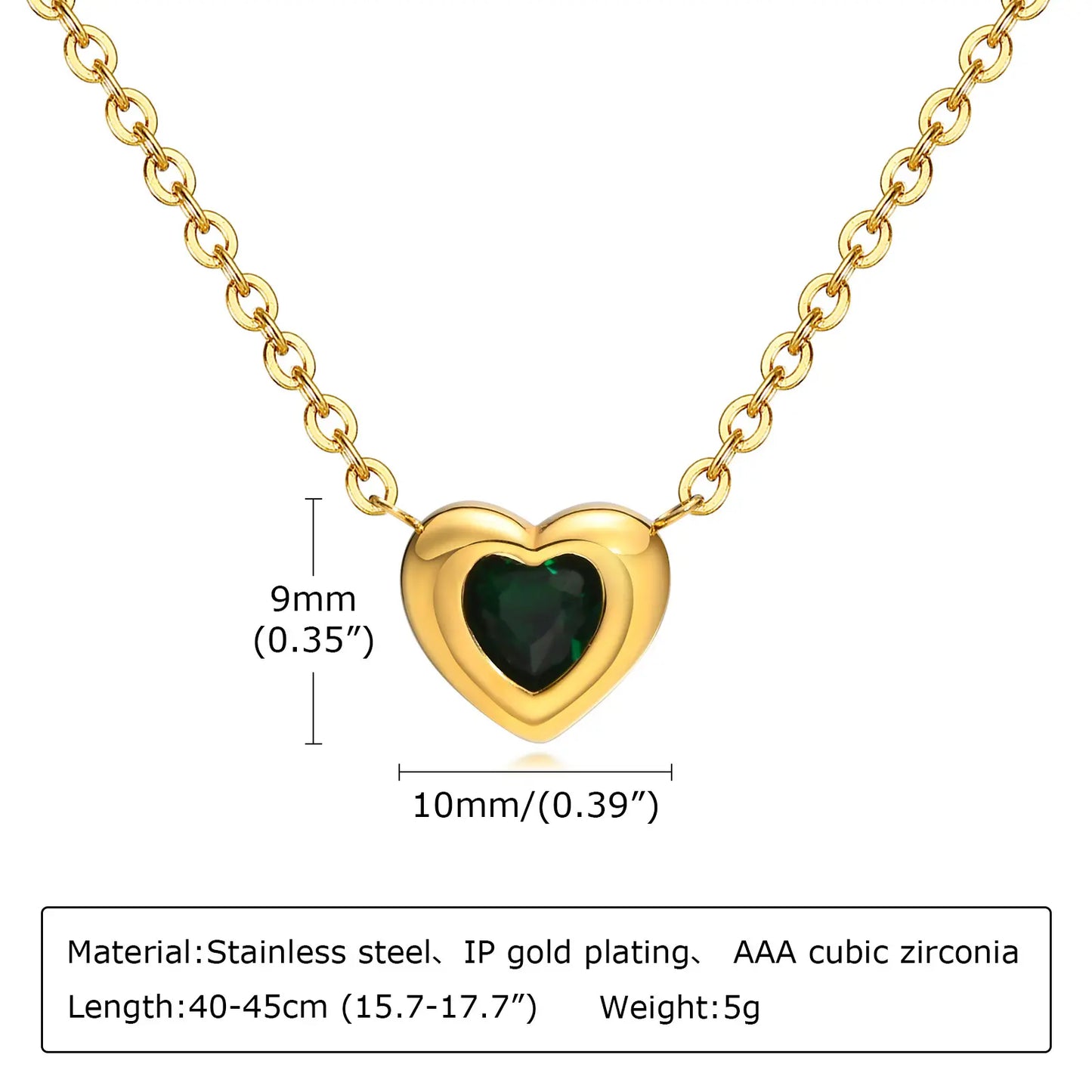 Gold Heart Necklace