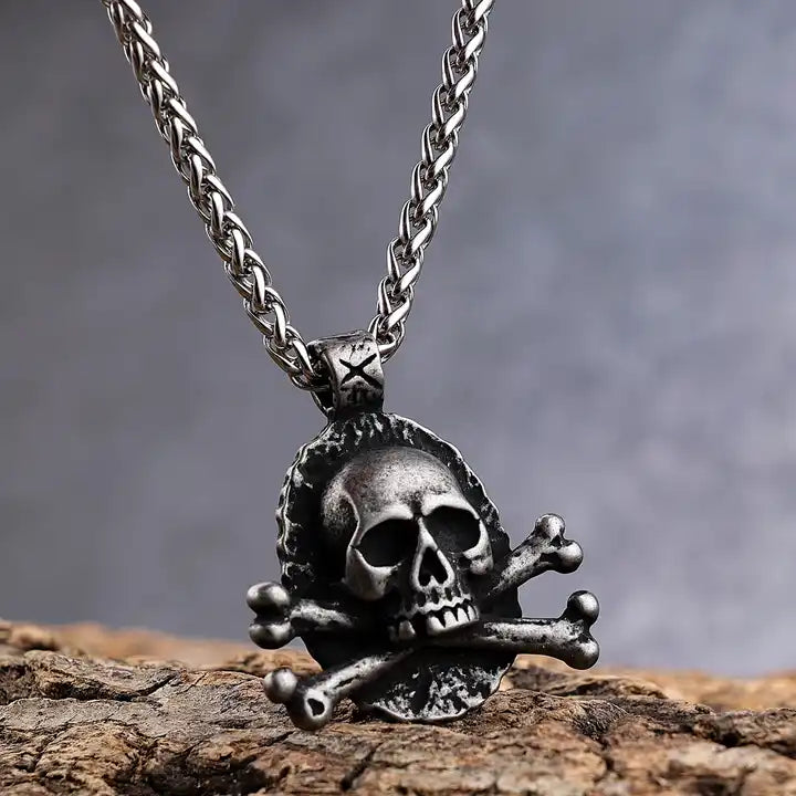 Skull Crossbones Pendant