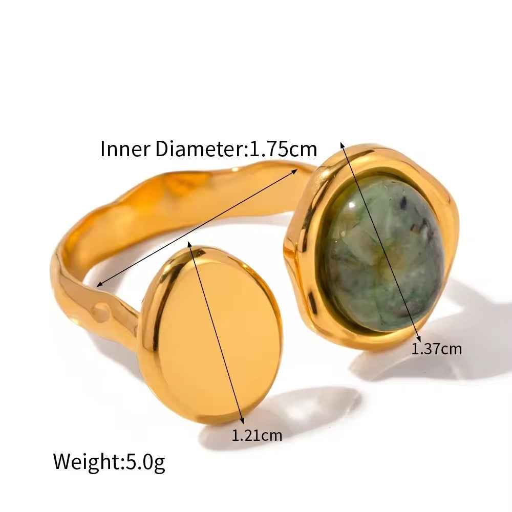 Gold-plated Cubic Ring
