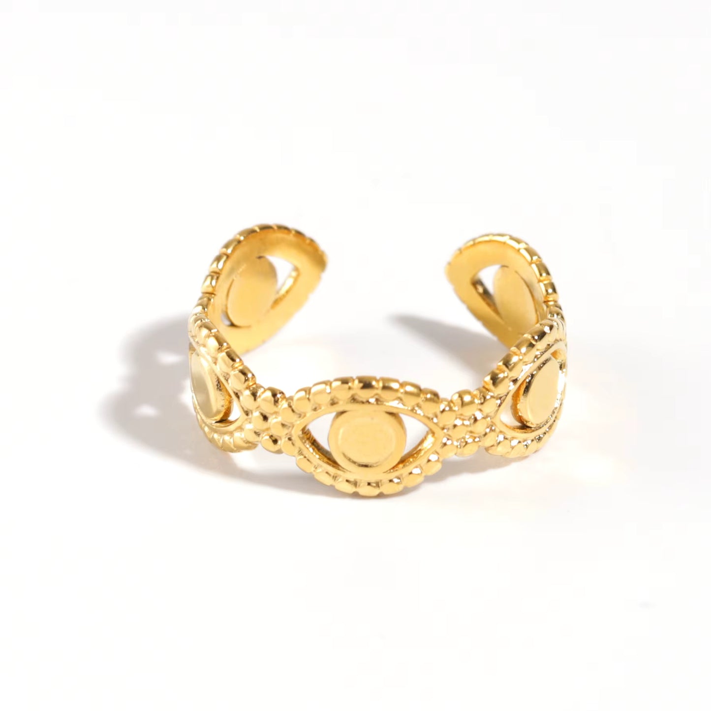 Golden Chain Ring Set