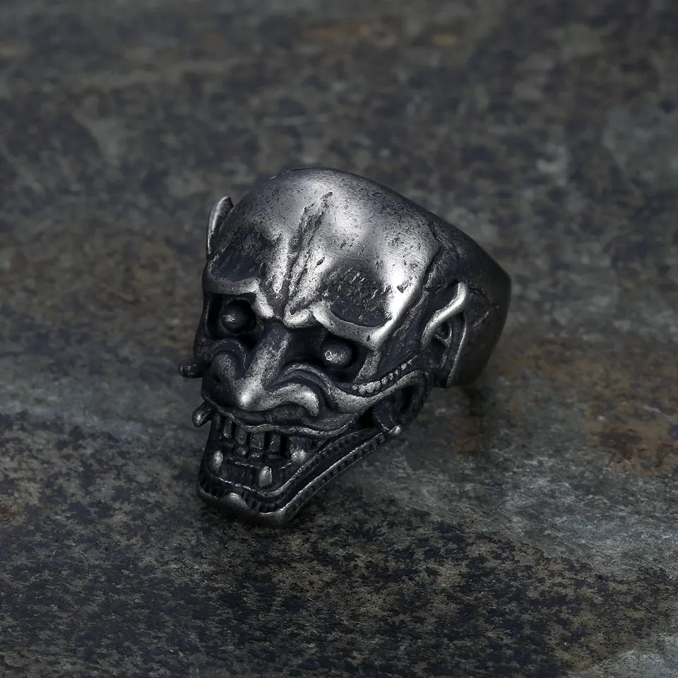 Silver Demon Ring