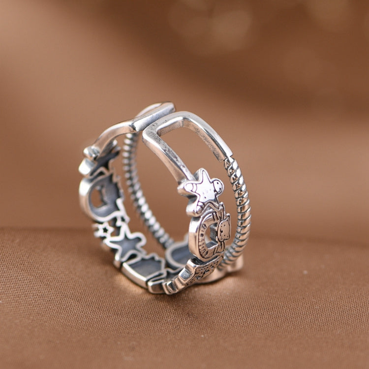 Little Bear wide ring